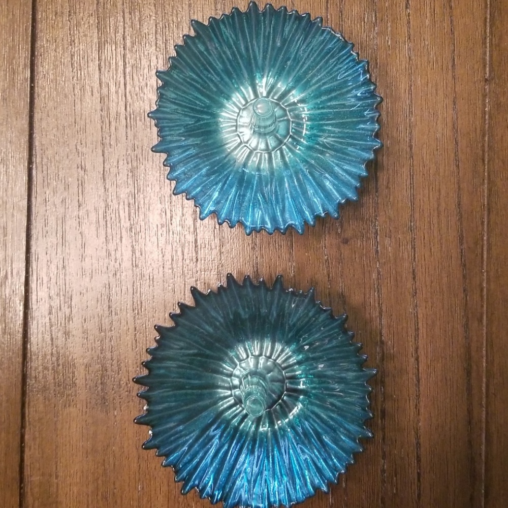 Set of 2 jewelry trinket trays